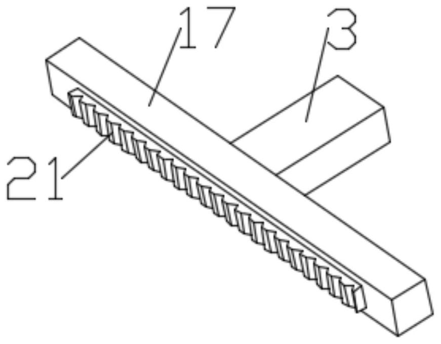 Building engineering concrete structure strength detection device