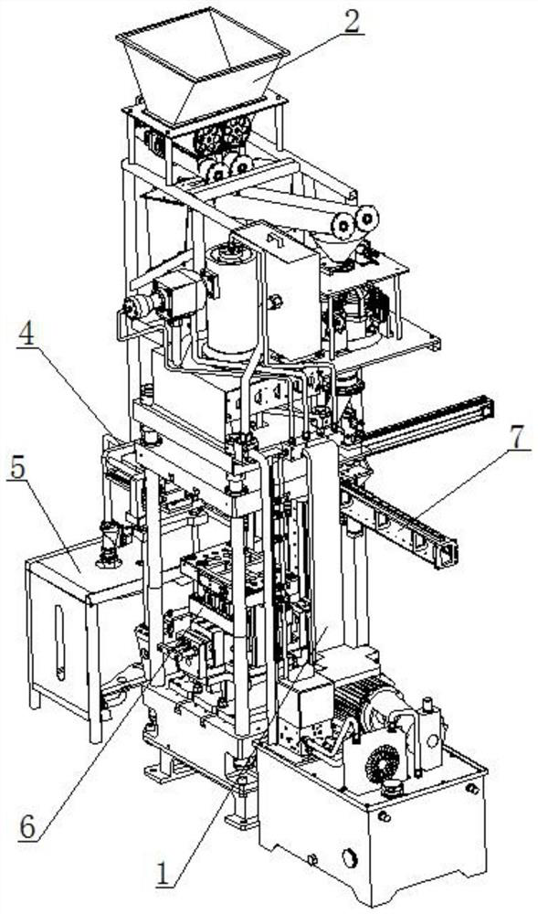 A fully automatic brick tea making equipment