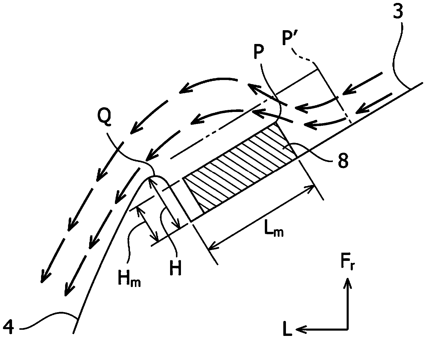 Air noise reducing structure of front pillar