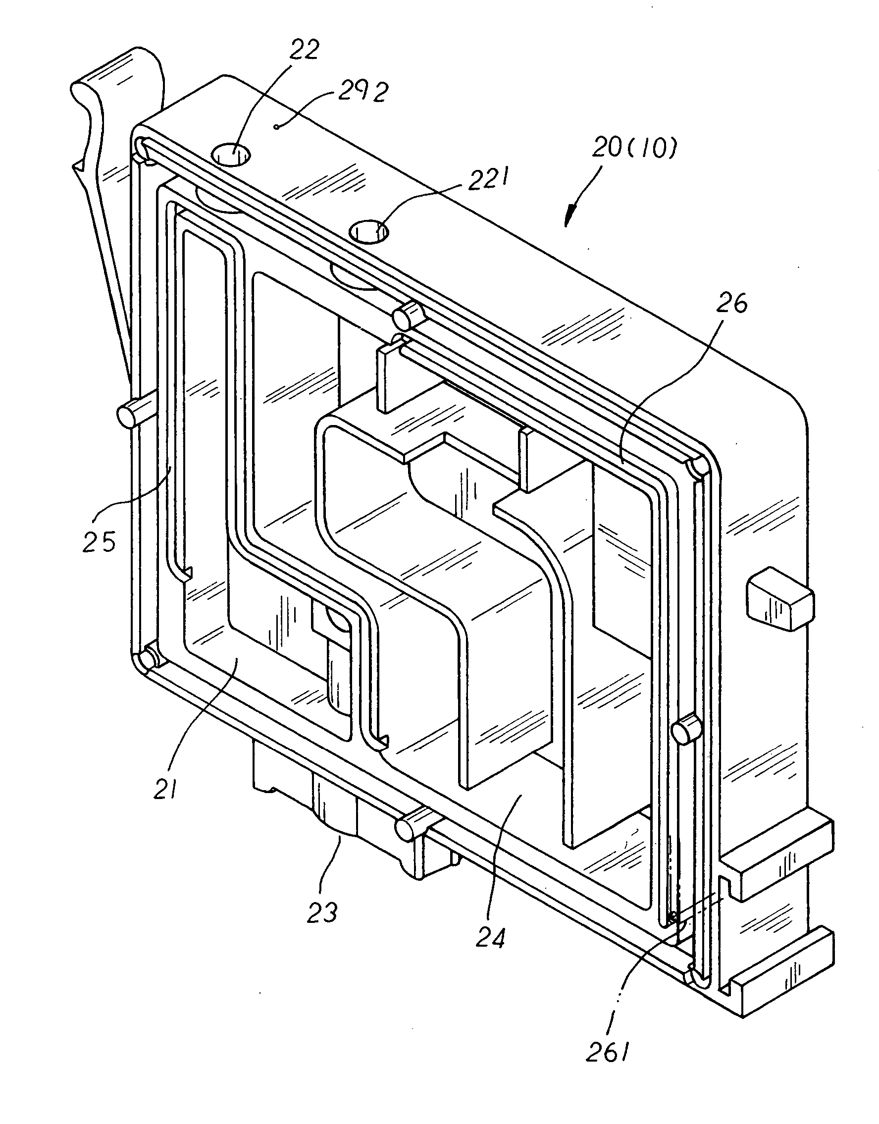 Interior pressure self-adjustable ink supply cartridge structure