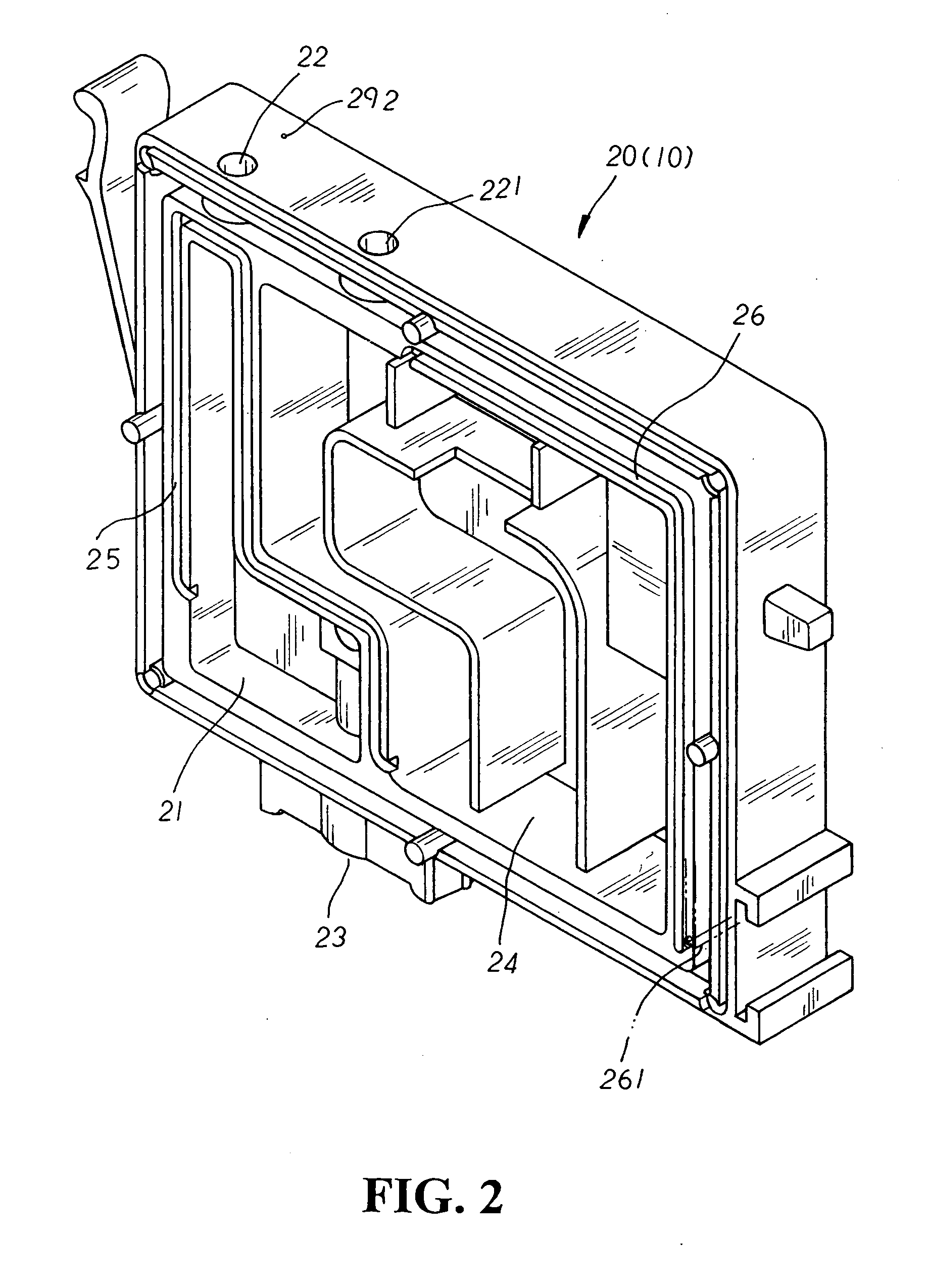 Interior pressure self-adjustable ink supply cartridge structure