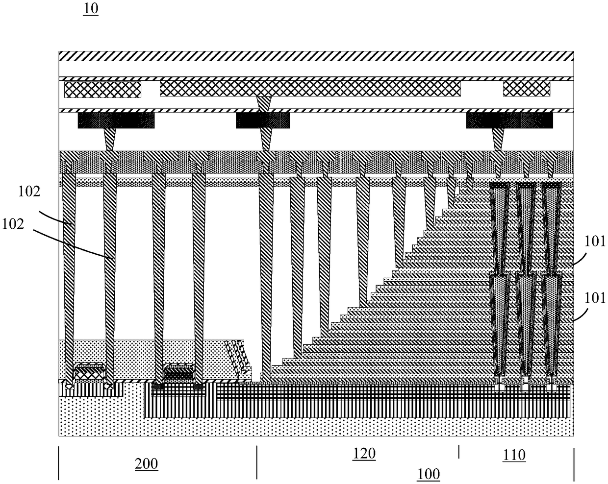 Method for manufacturing ord line connection zone of three-dimensional storage and three-dimensional storage