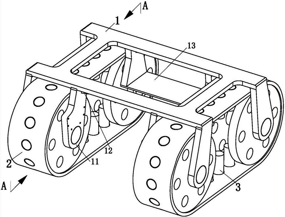 A crawler-type multi-living transport robot