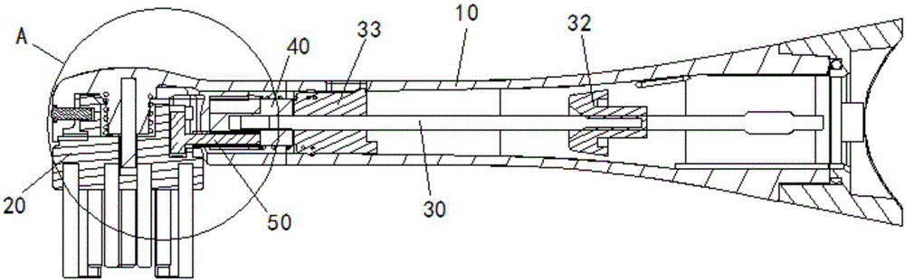 Brush head of electric toothbrush