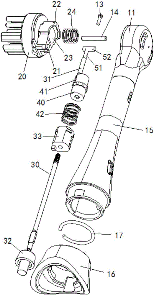 Brush head of electric toothbrush