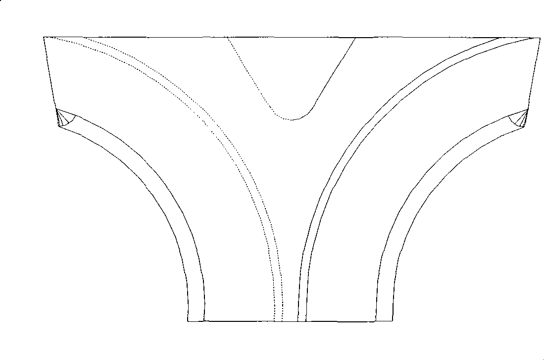 Reinforced concrete pier stud with capping beam or irregular Y-shaped reinforced concrete pier stud once-forming construction method