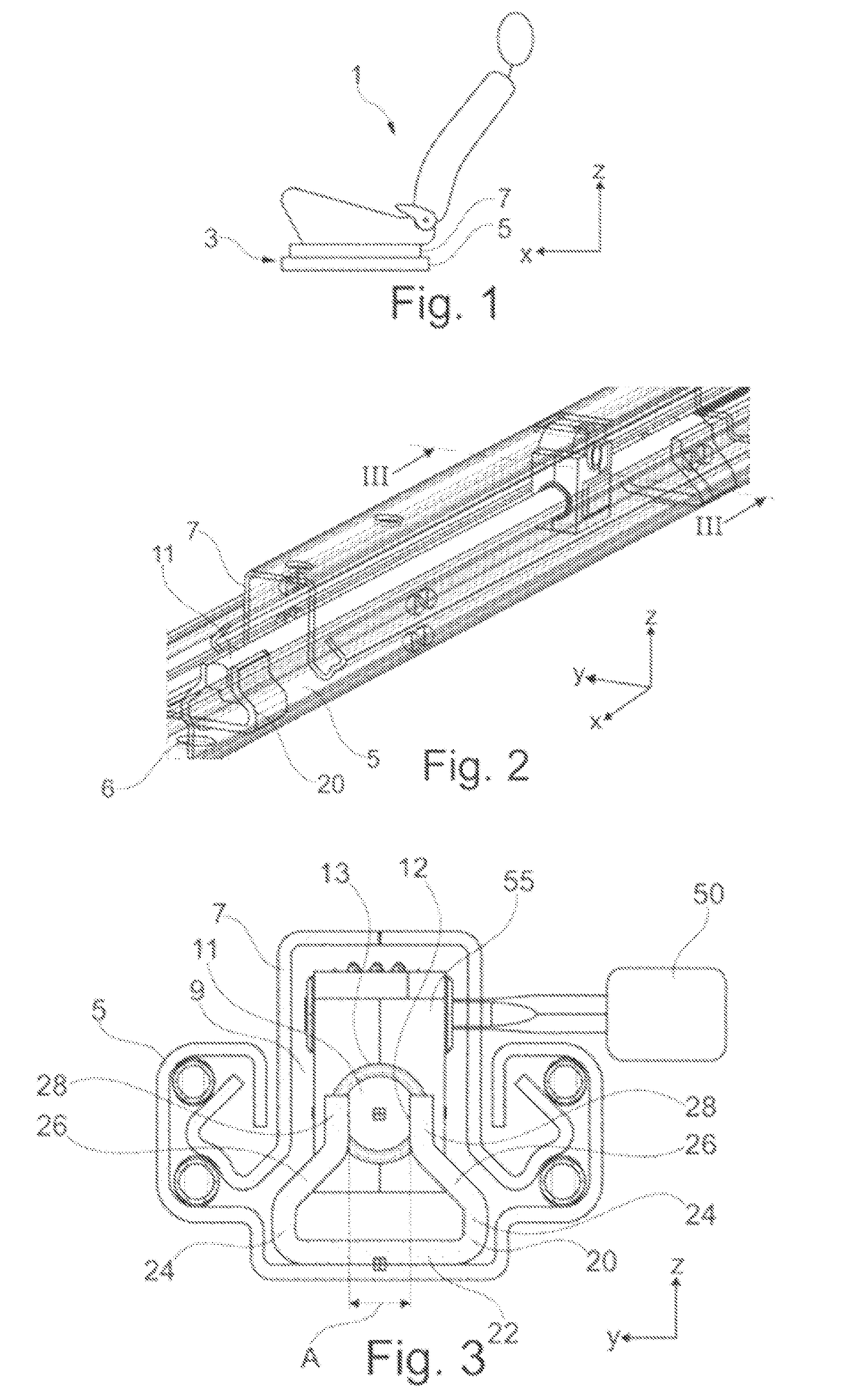 Longitudinal adjustment mechanism for a vehicle seat