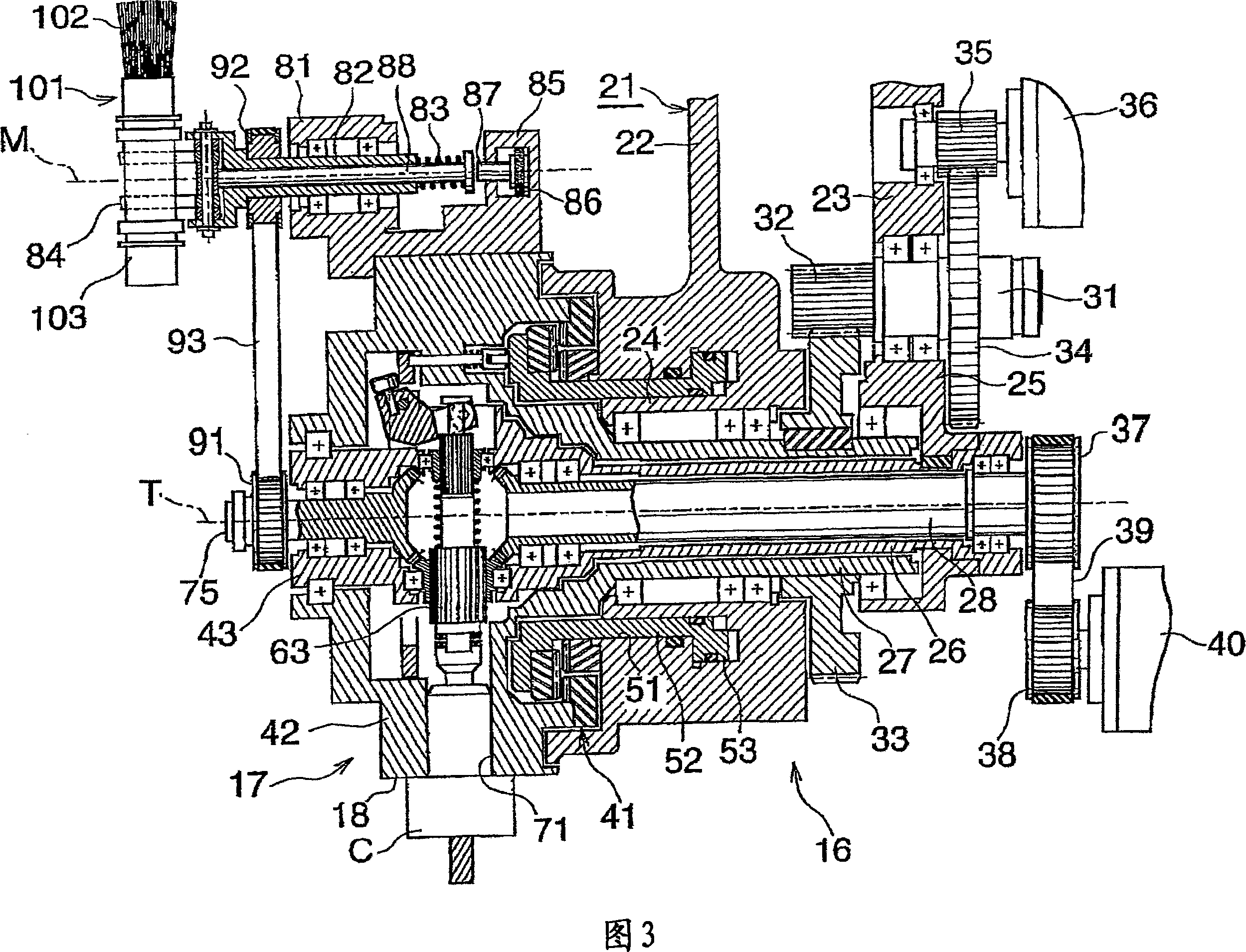 Chip cleaning device in nc processing machine