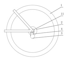 Bicycle power generation device with automatic clutch