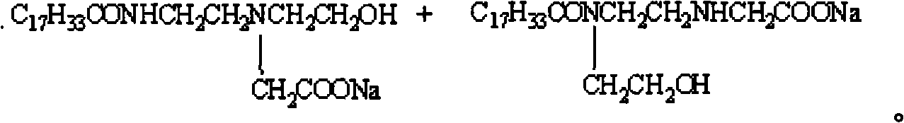 Oleic acid acidamide surfactant and synthetic method