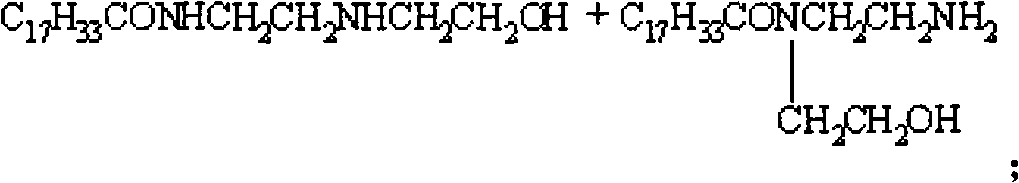 Oleic acid acidamide surfactant and synthetic method