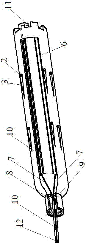 Core-taking system for automatic segmented deslagging and rock core truncation and using method thereof