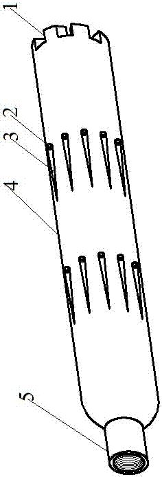 Core-taking system for automatic segmented deslagging and rock core truncation and using method thereof