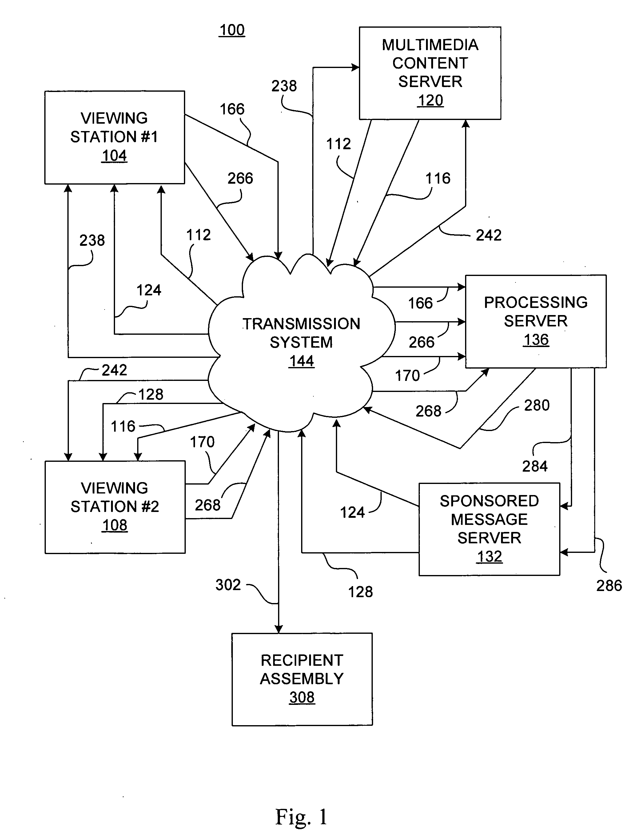 Dynamic insertion of targeted sponsored video messages into Internet multimedia broadcasts