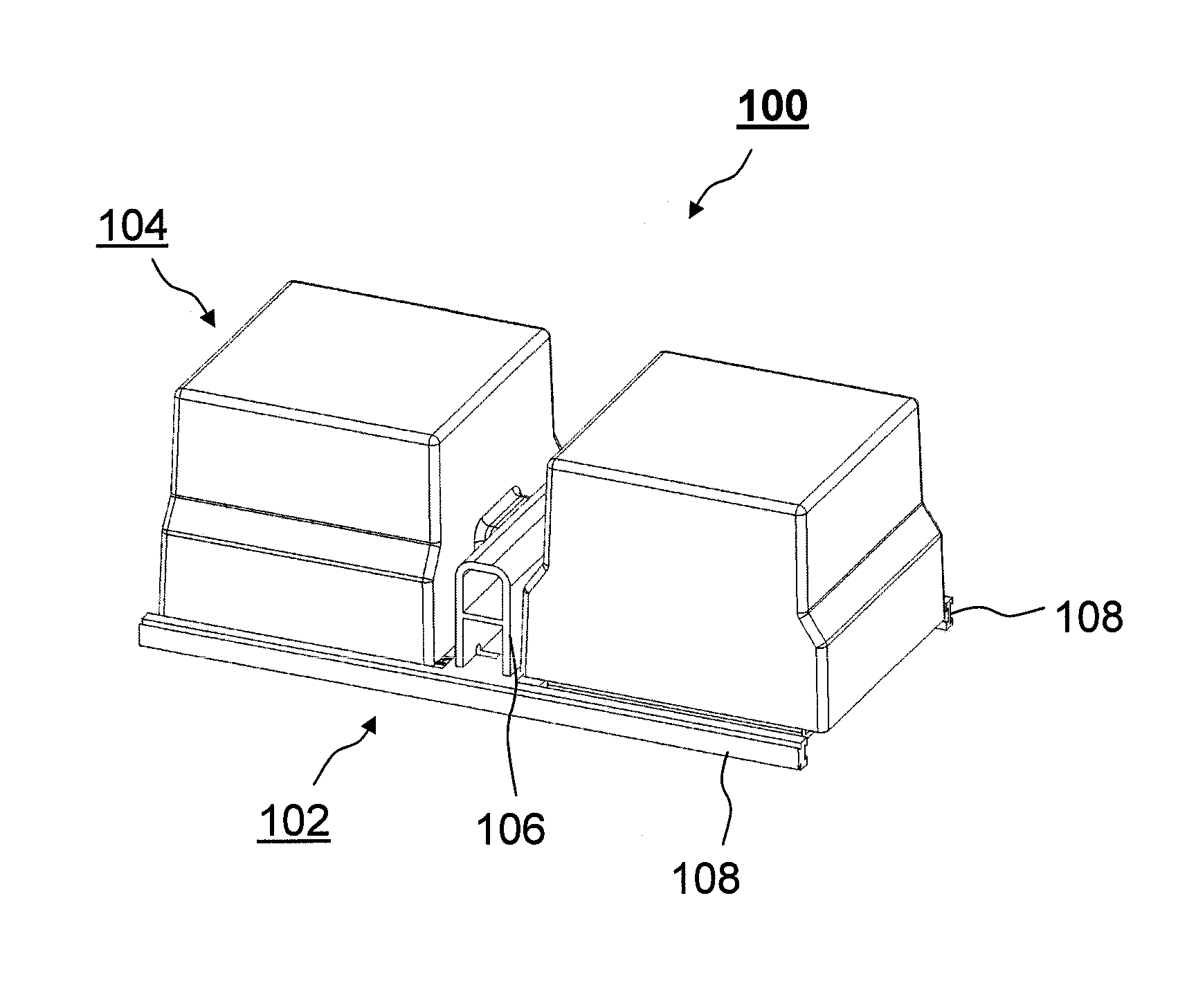 Modular battery structure