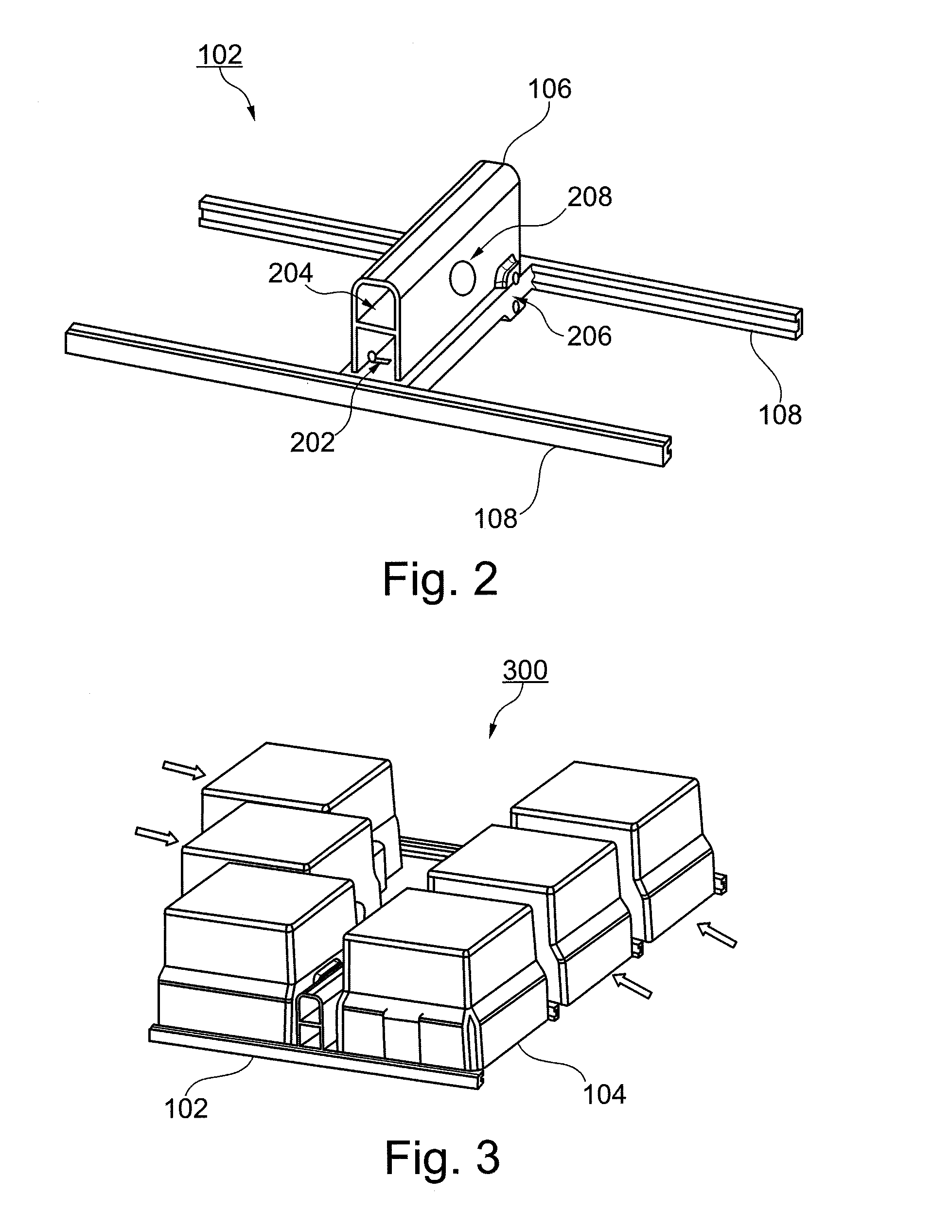 Modular battery structure