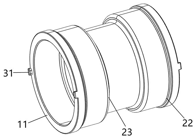 Compact and stable quick pipeline connector