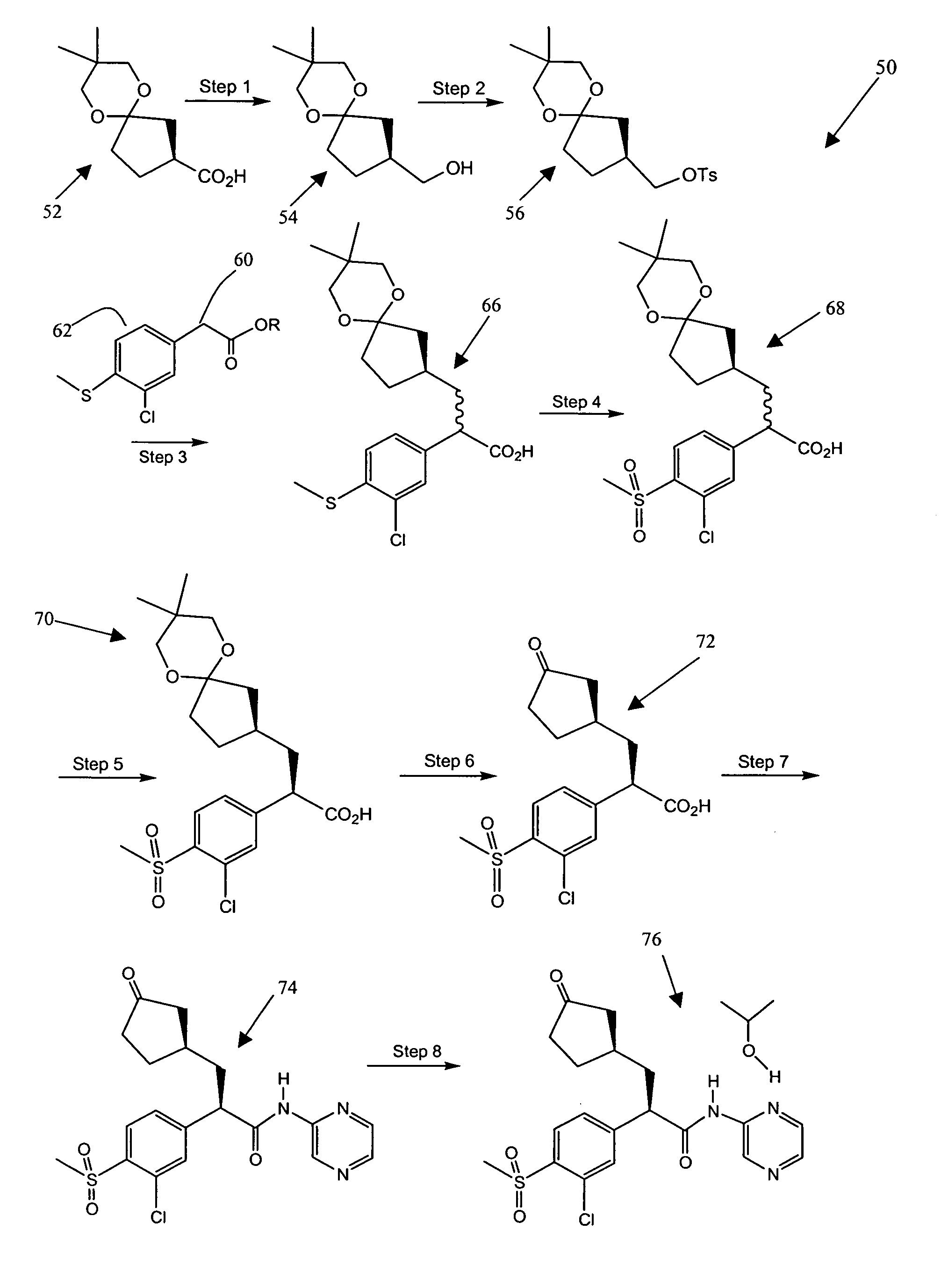 Aromatic sulfonated ketals