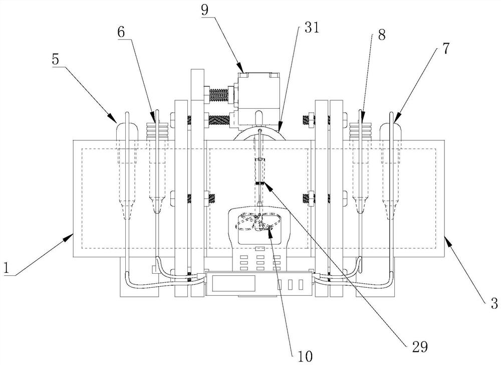 Device and method for recycling heavy metals in electroplating sludge by using bioleaching coupling electrode electrodialysis technology