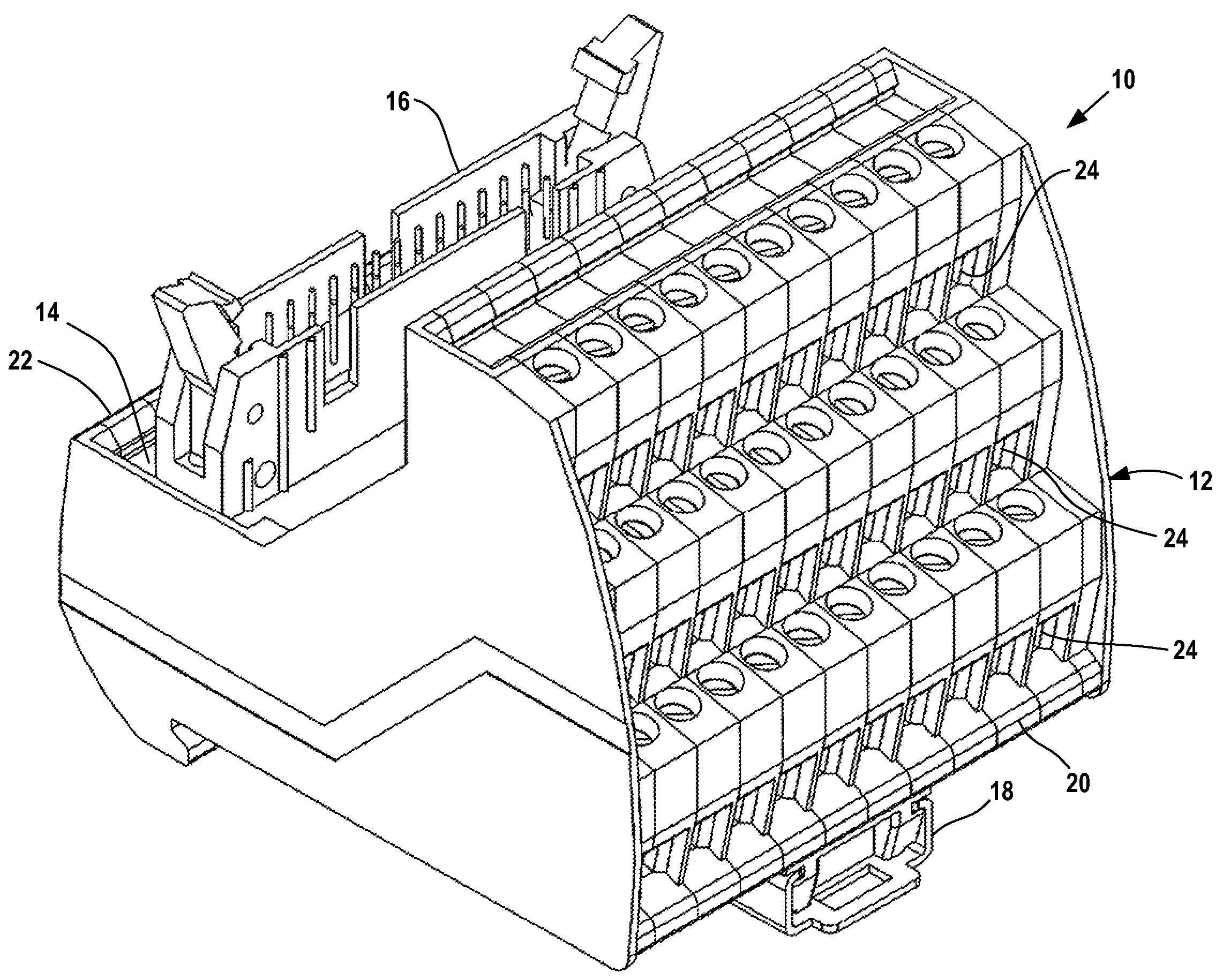 Modular terminal block