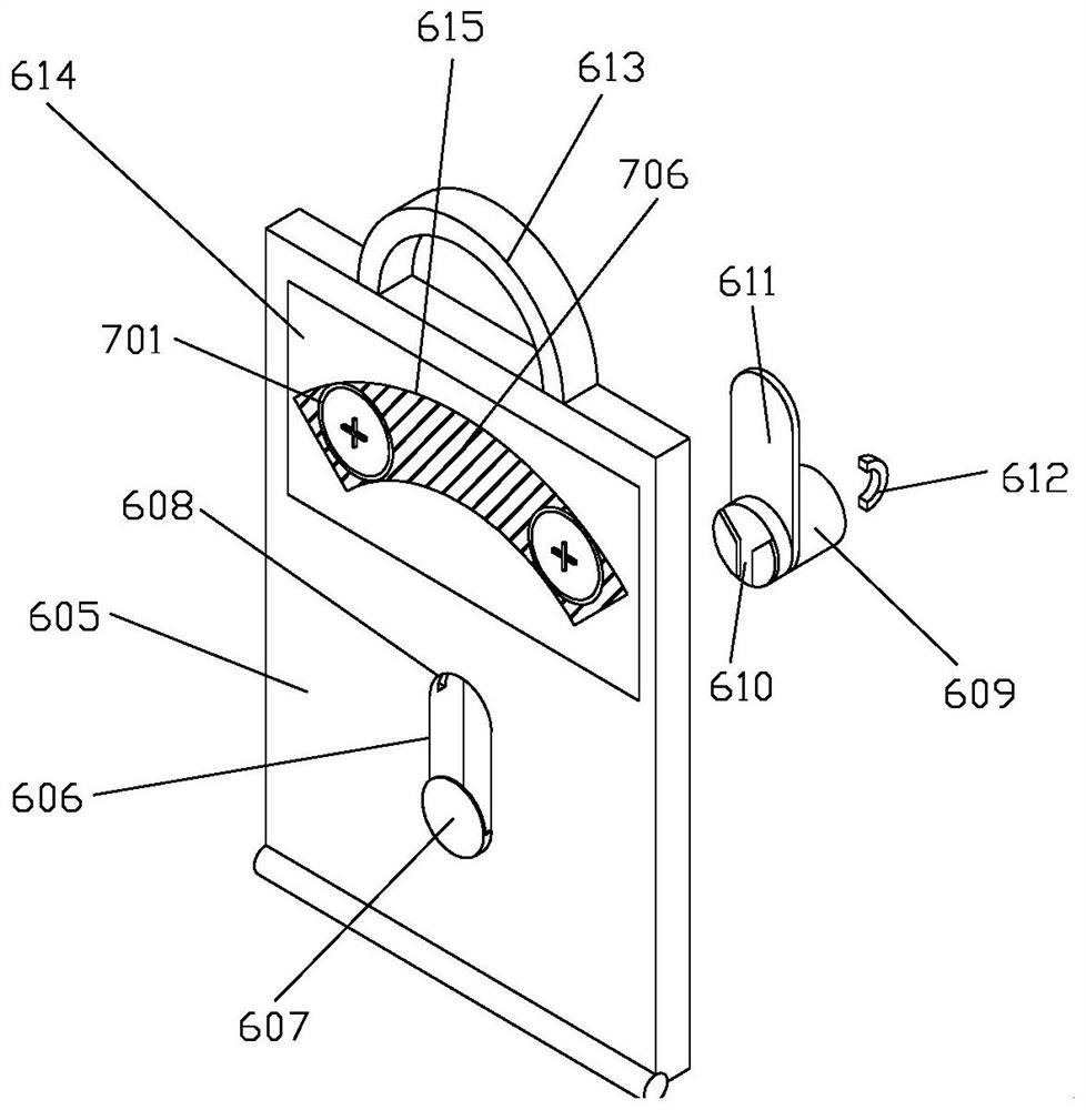 Medical instrument disinfection device for thoracic surgery department