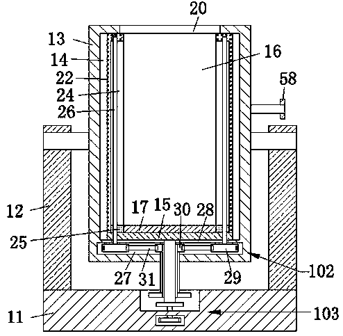 Dumping type solid-liquid separation centrifugation device