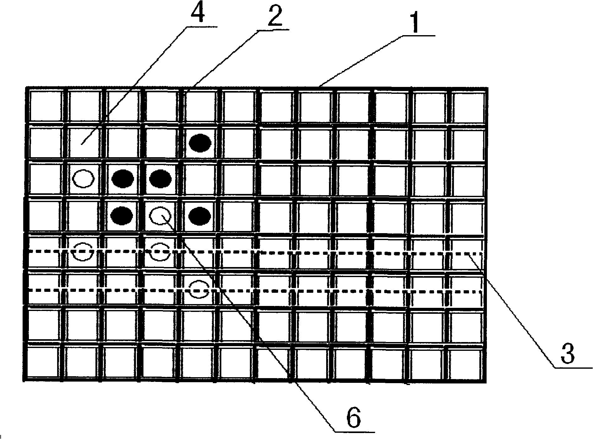 Five-piece chess with concealed chessman