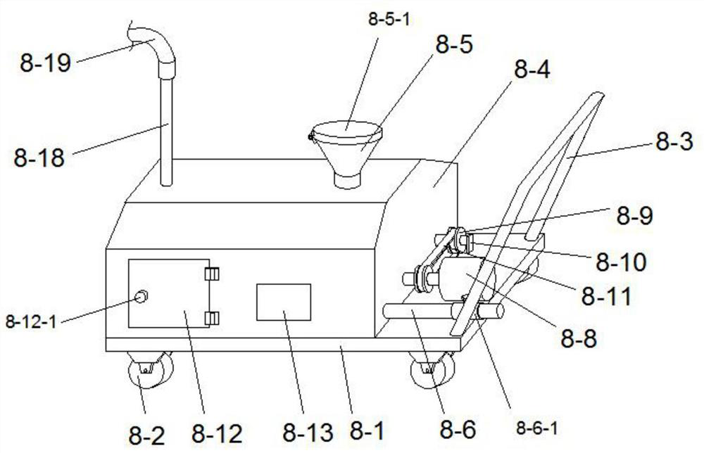 Coating equipment for preparing special coated glass fiber cloth