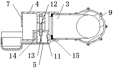 Disassembly type poultry farm feed conveying pipeline convenient to clean