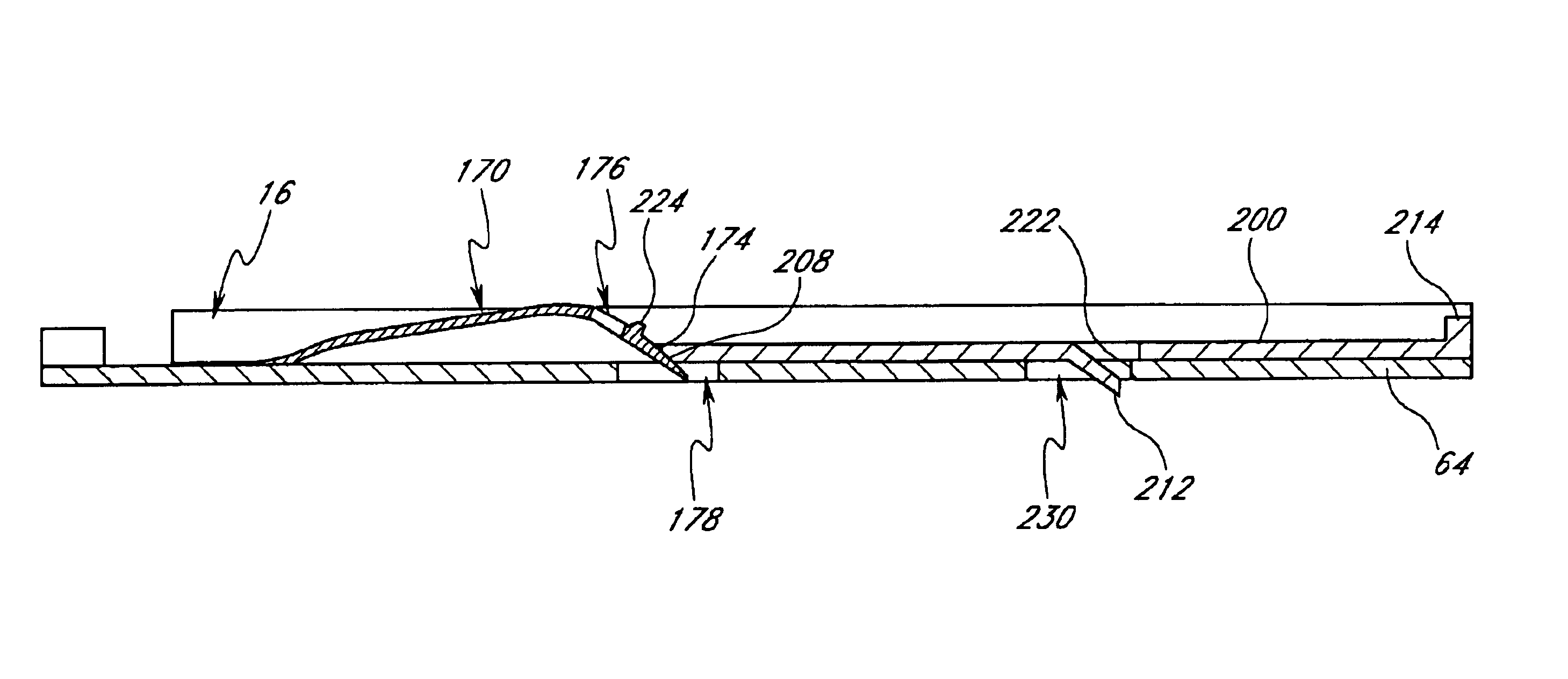 Front release for a slide assembly