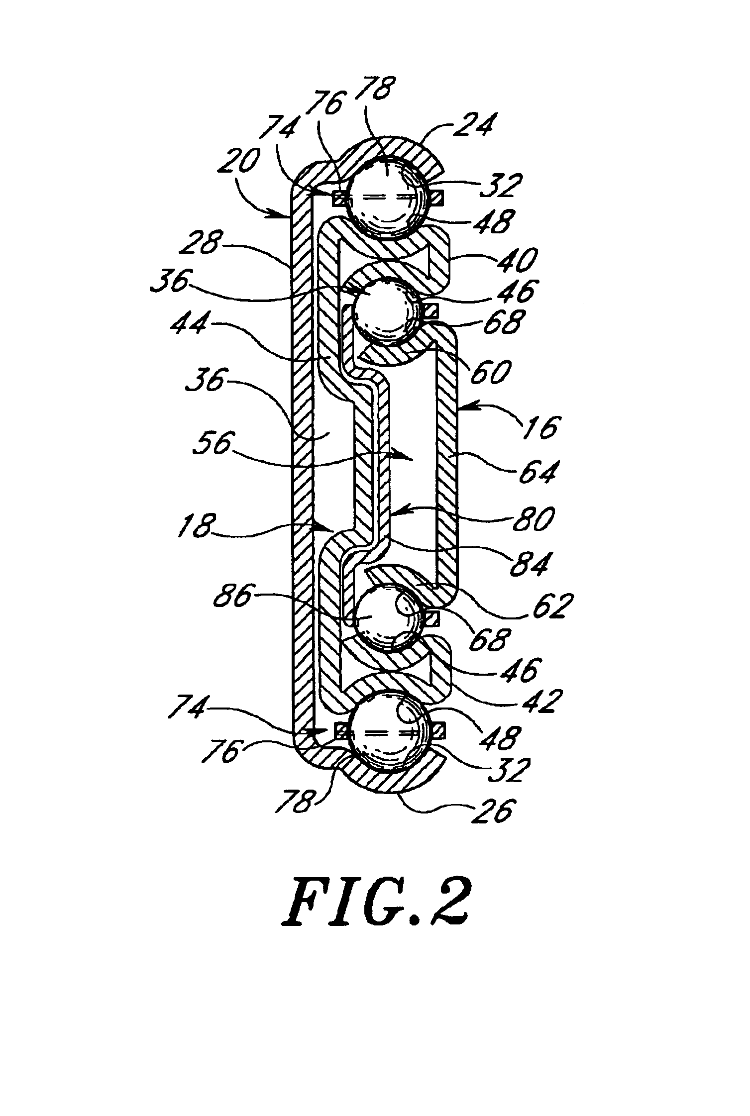 Front release for a slide assembly