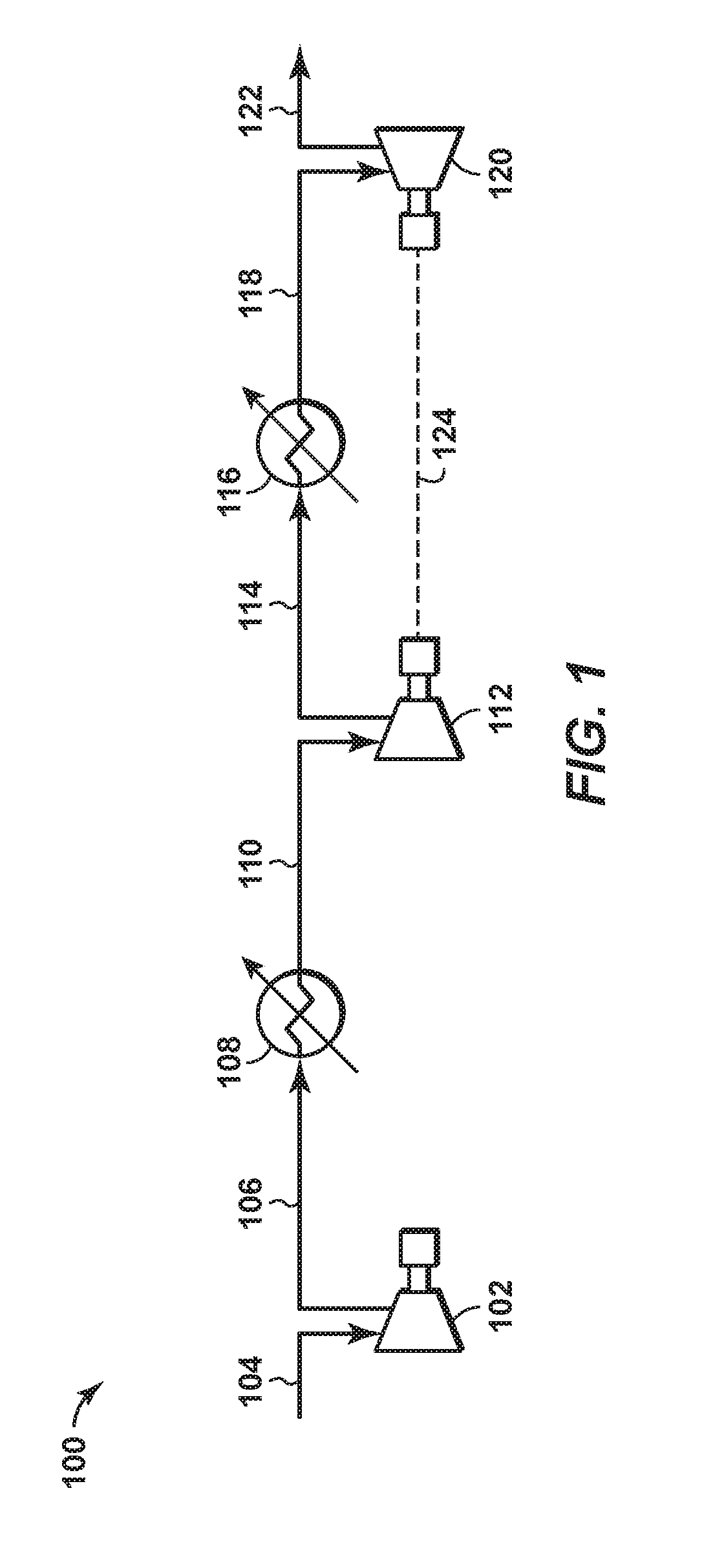 Pre-Cooling of Natural Gas by High Pressure Compression and Expansion