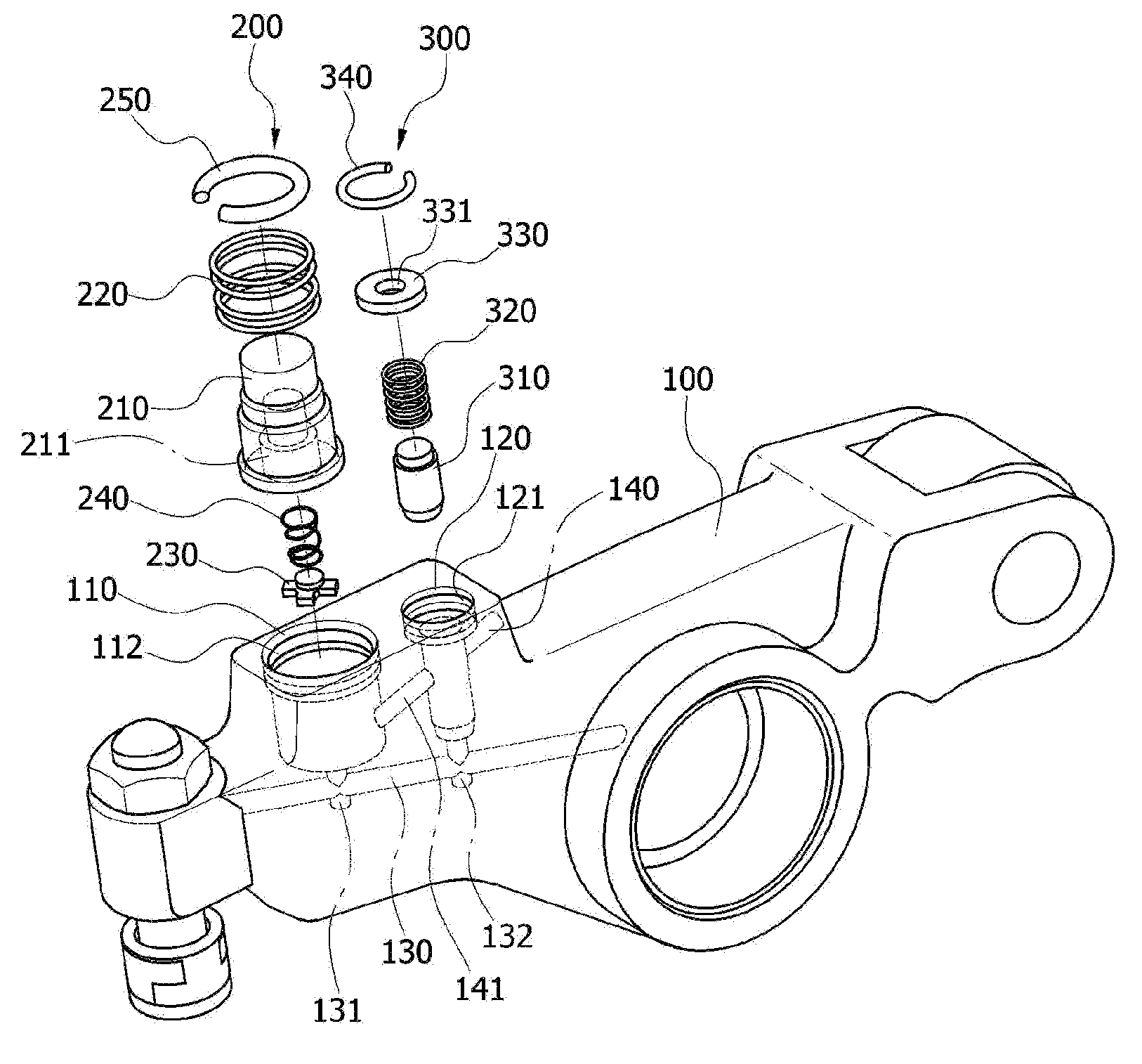 Engine brake unit