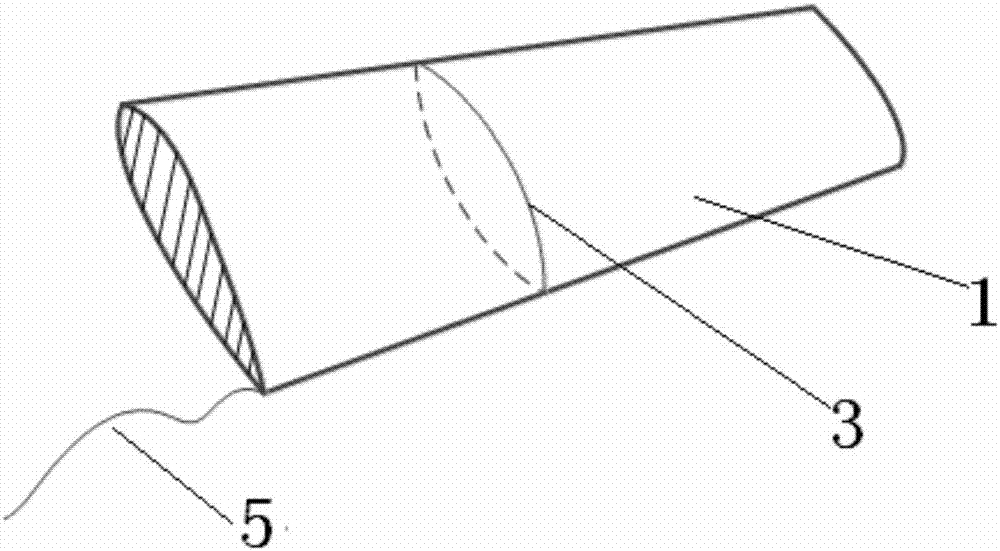 Measurement method of transition position of airfoil surface boundary layer based on distributed thermosensitive optical fiber