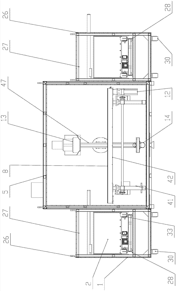 Combined hub X-ray real-time imaging automatic detection device