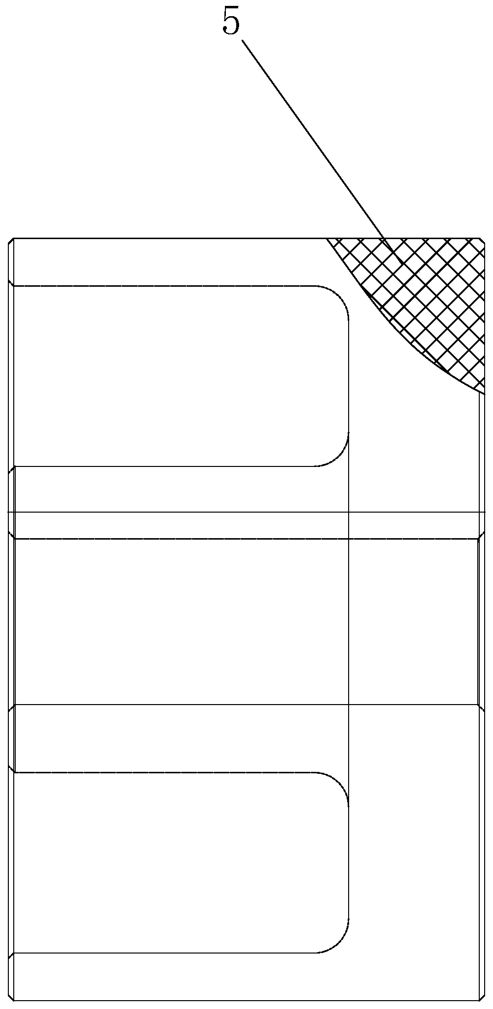 Book gluing mechanism and book gluing device