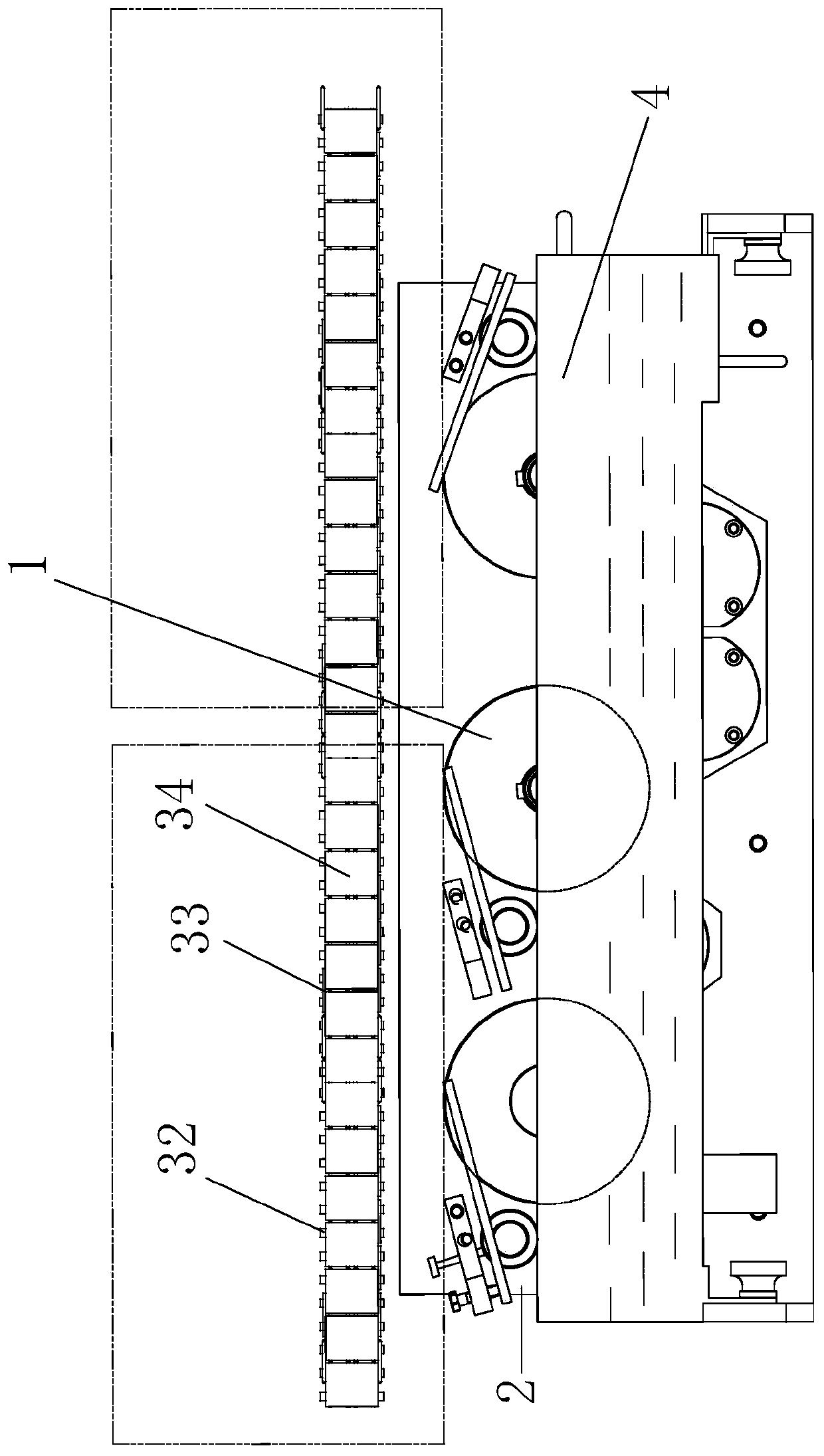 Book gluing mechanism and book gluing device