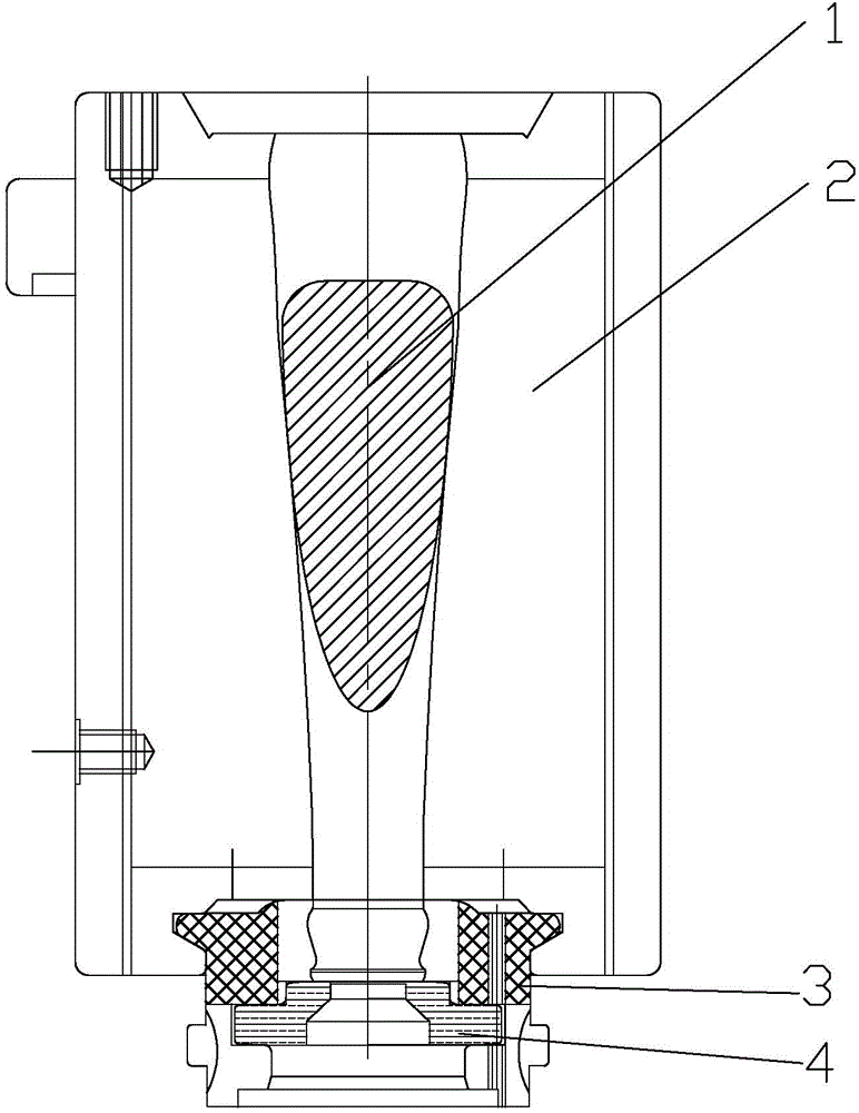 Neck mould capable of exhausting