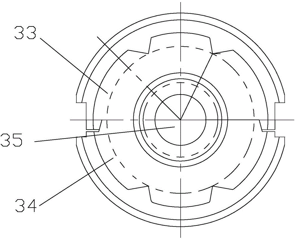 Neck mould capable of exhausting