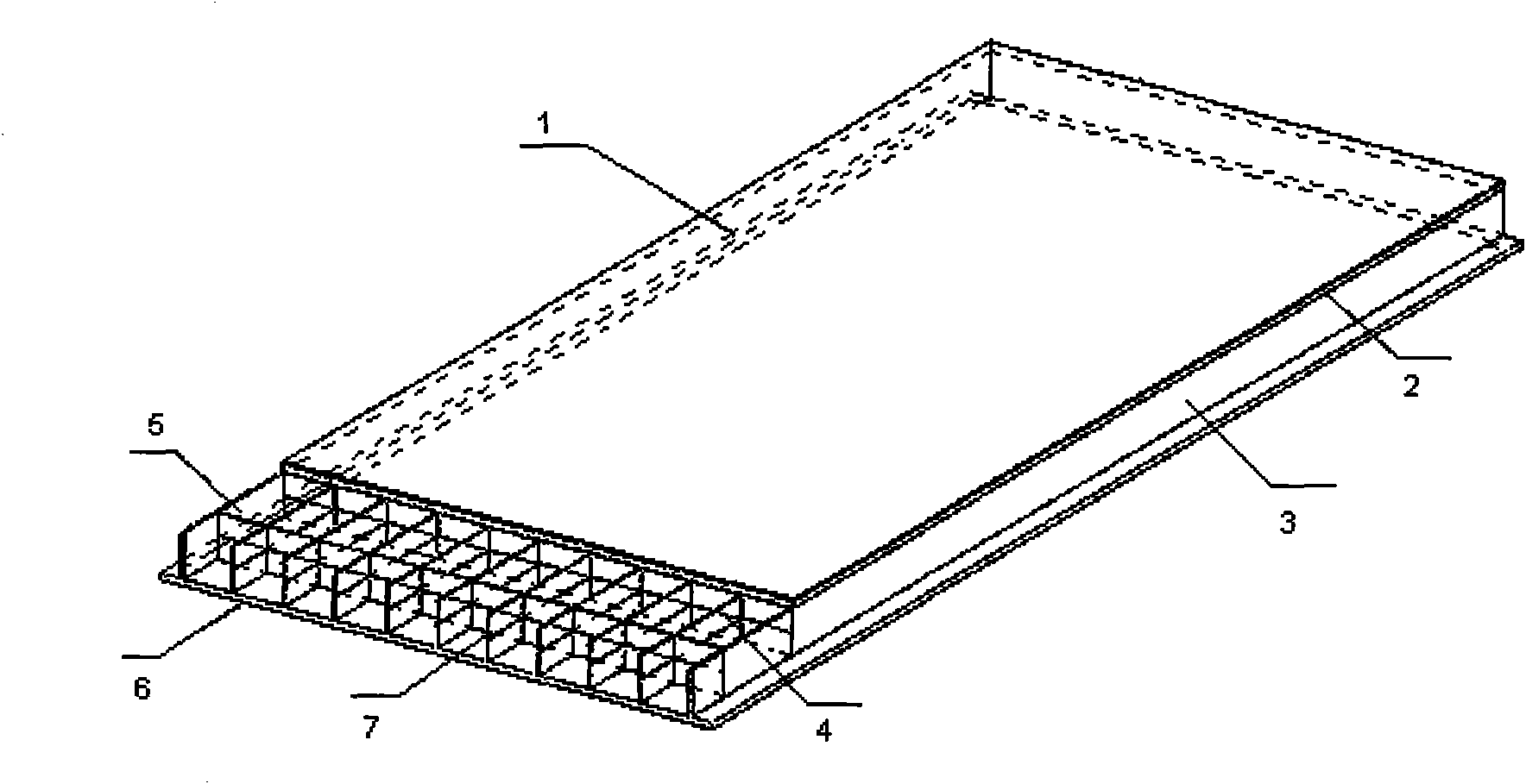 Airfield pavement structure with box-type shock-isolation foundation