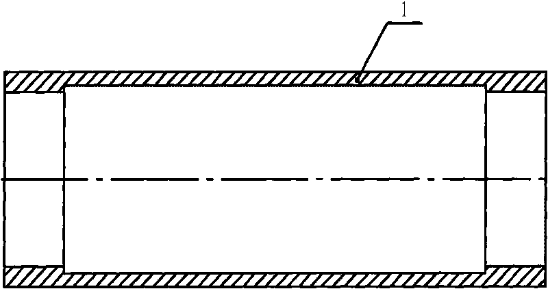 Method for processing high-precision thin-wall metal shell coated with glass fibre reinforced plastics