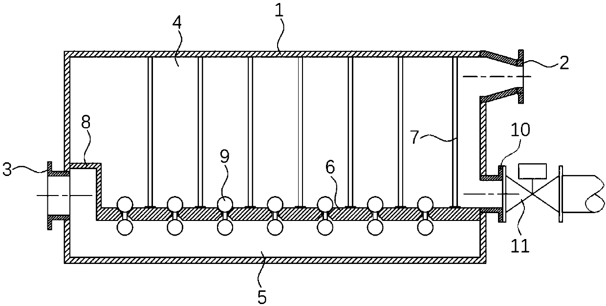 Water-oil separation container for swill