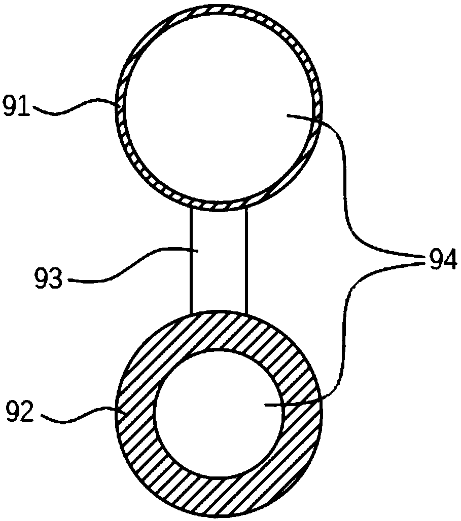 Water-oil separation container for swill