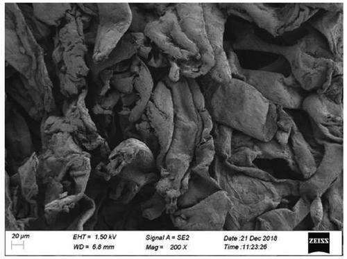 Super-hydrophobic oil-water separation material based on procyanidine modified shaddock peels and preparation method thereof