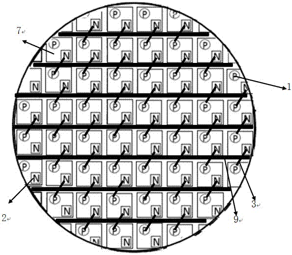 A fabrication method for Gan-based LED chips capable of high-efficiency encapsulation