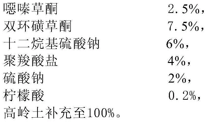 Oxaziclomefone-containing weeding composition