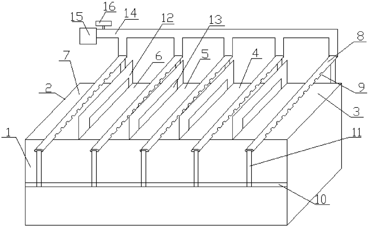 Rolled steel segmented cooling device