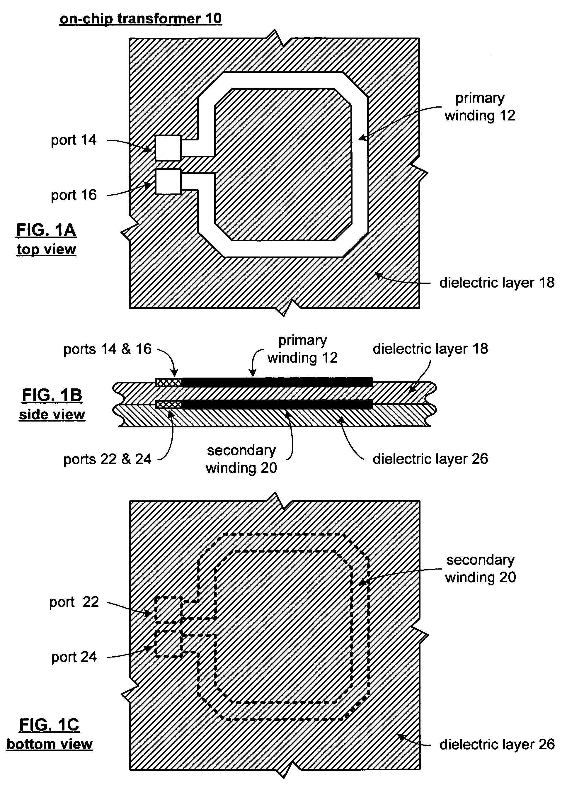 Method of manufacturing an on-chip transformer balun