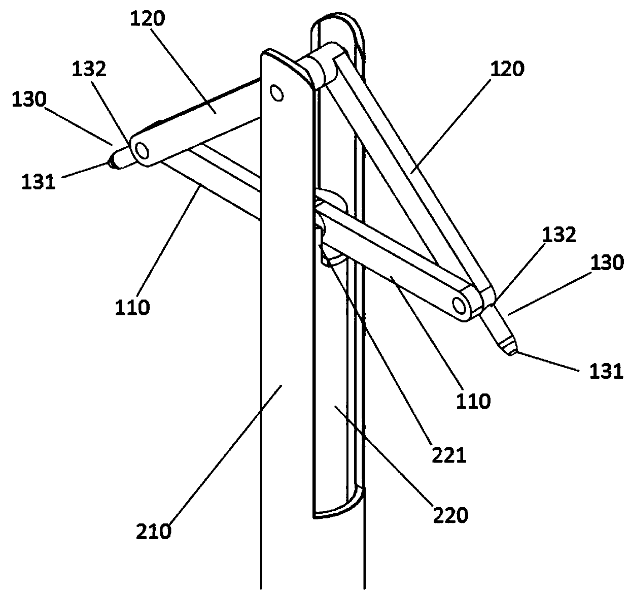 Thoracoabdominal cavity small incision suture assist device