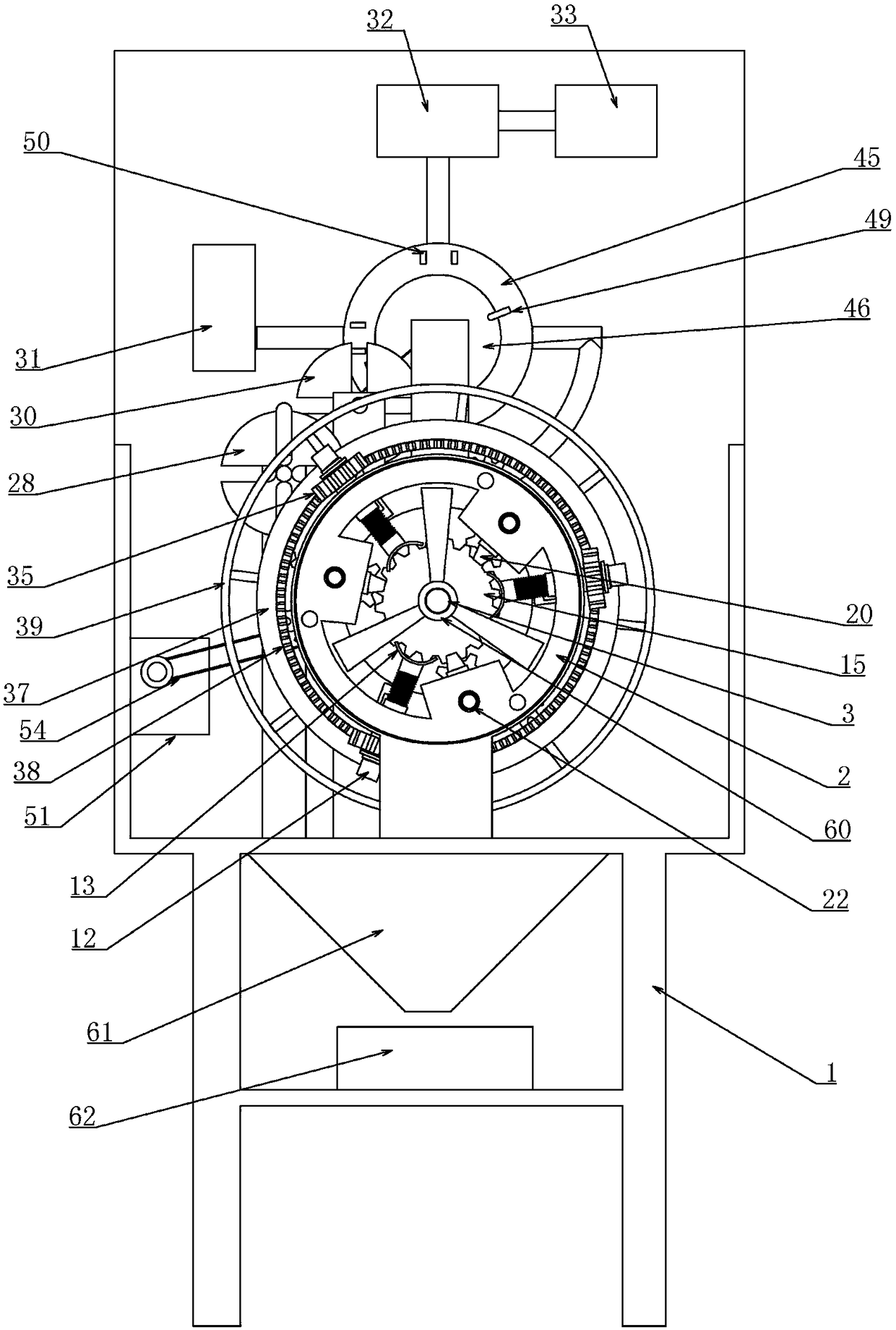 Apparatus cleaning device for pneumology department